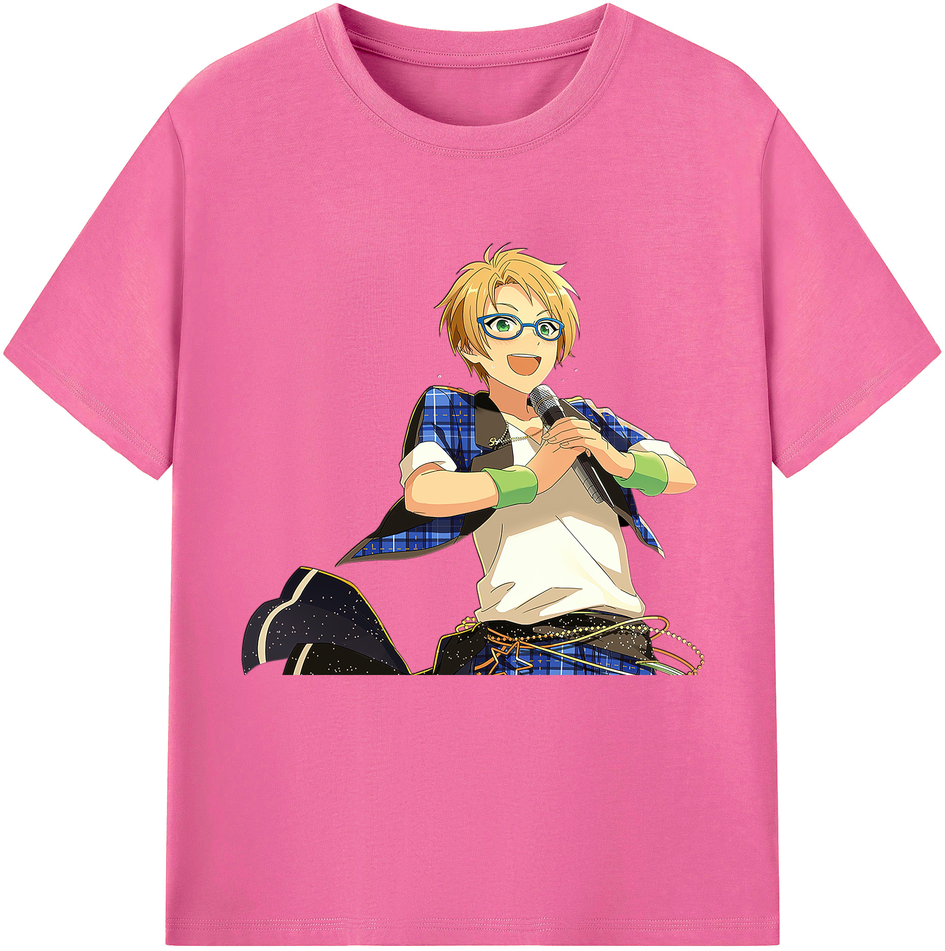 （画像用） あんさんぶるスターズ! Ensemble Stars レディースカジュアルプリントTシャツ（綿100％）